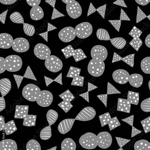 Cute background. Seamless pattern.Vector. かわいいパターン