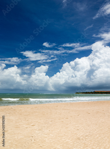 Fototapeta Naklejka Na Ścianę i Meble -  sea and beach background with copy space