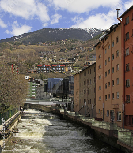 arch bridge in Andorra la Vella