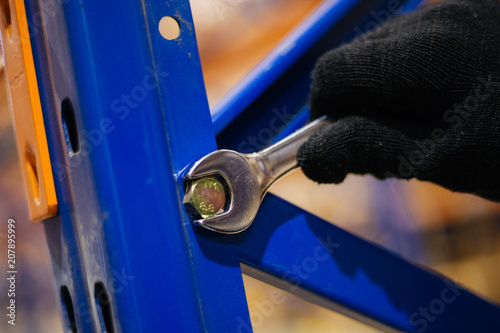 Modern warehouse interior