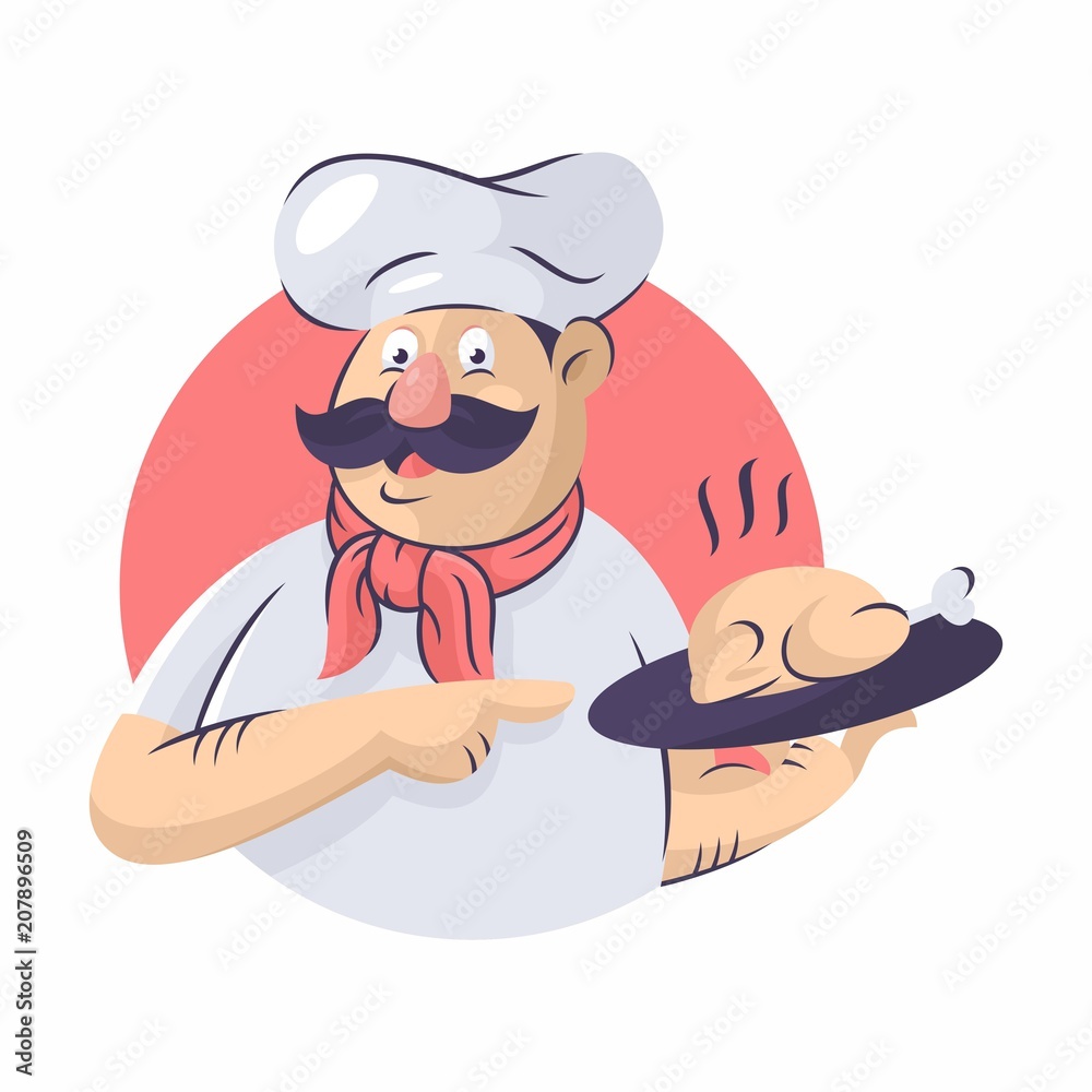 Chef vector icon illustration
Chef vector icon illustration