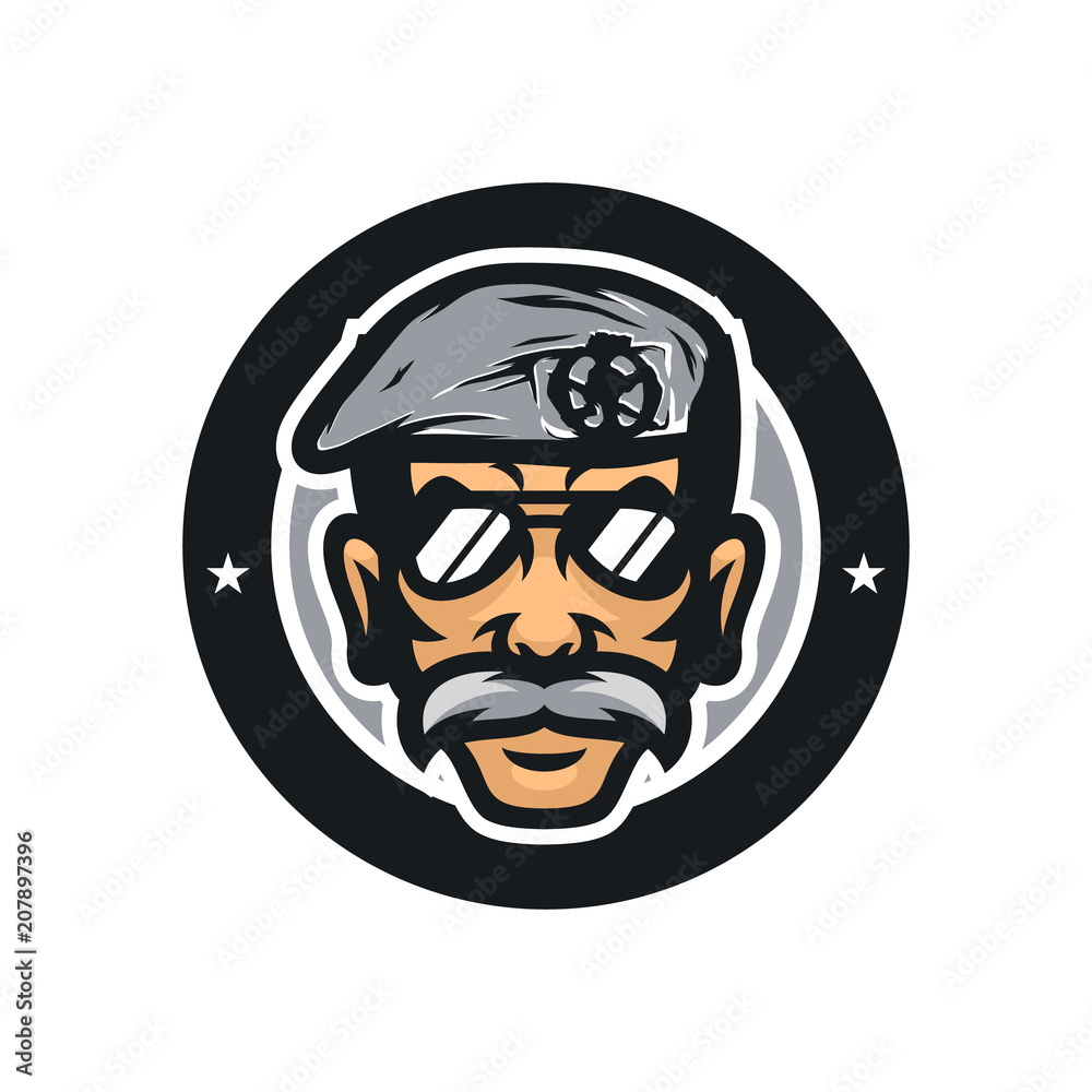 Cops vector mascot icon illustration
