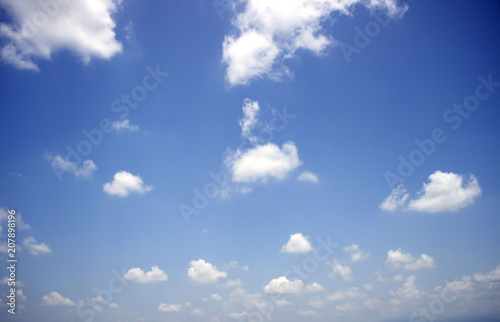 blue sky with lot cloud