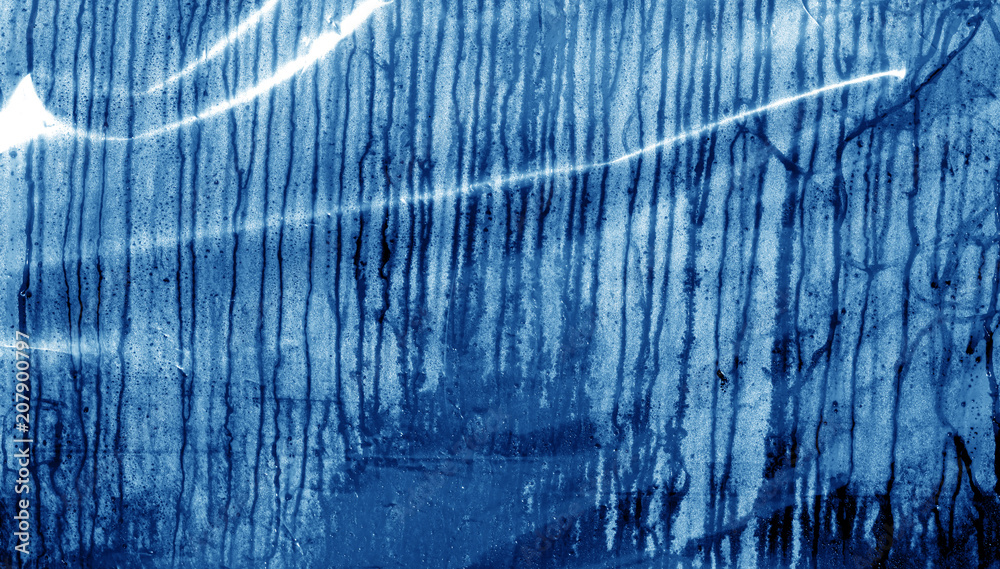 Condensation drops texture in navy blue tone.