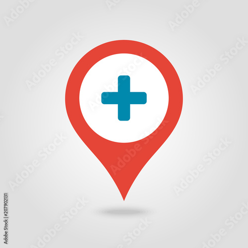 Plus, Hospital ,Pharmacy, Clinic pin map icon. Free Download Plus, Hospital ,Pharmacy, Clinic pin map icon. - GFXLoad