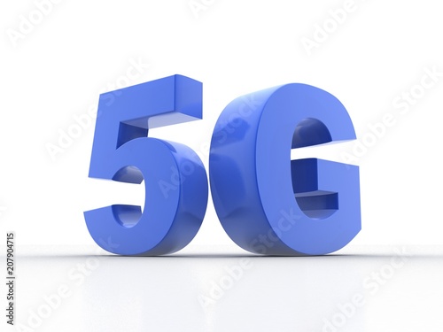 3d rendering 5G Network 5G Connection 