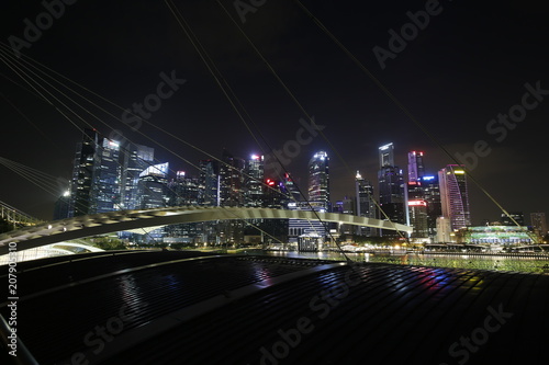 Singapur Skyline Fullerton