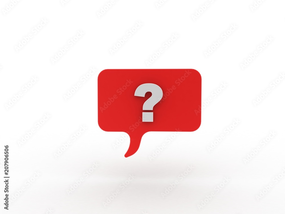 3d rendering question mark in speech bubble
3d rendering question mark in speech bubble