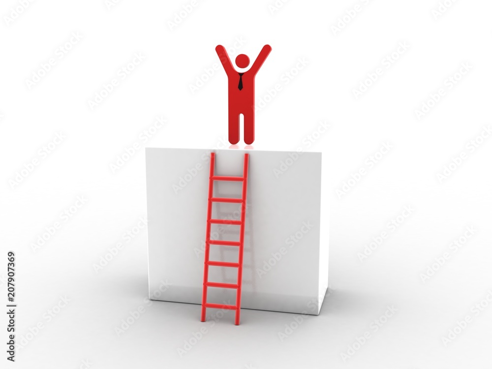3d rendering business leadership with ladder concept
3d rendering business leadership with ladder concept