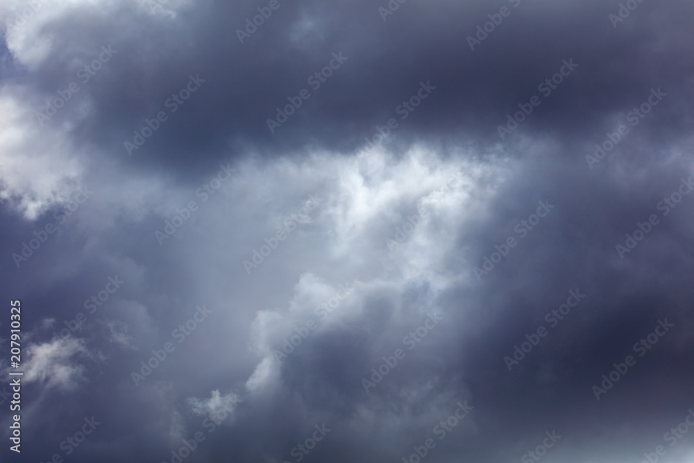 Clouds before the rain as a background