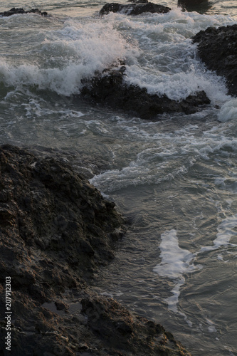 écume Côte sauvage