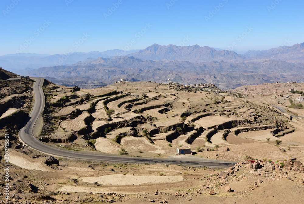 Yemeni rural landscape. Yemen