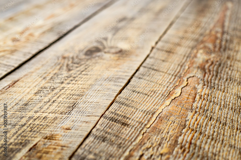 Closeup wooden planks of fence, board background with diagonal l Closeup wooden planks of fence, board background with diagonal l