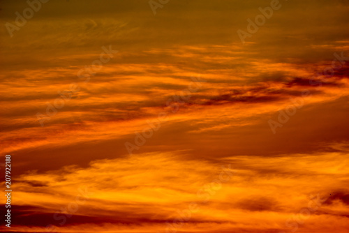 beautiful Cloudy sunrise sky background © joesayhello