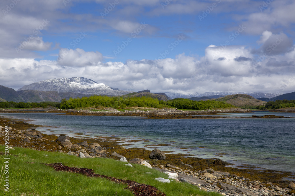 New snow in Andalshatten June 5th Nordland county