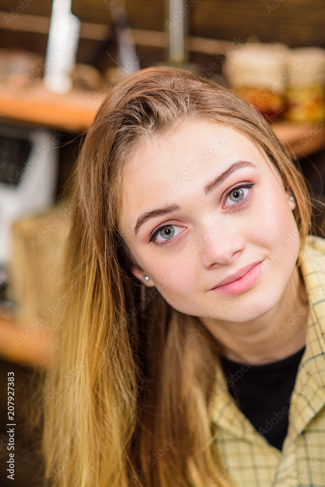 portrait of young preatty girl portrait of young preatty girl