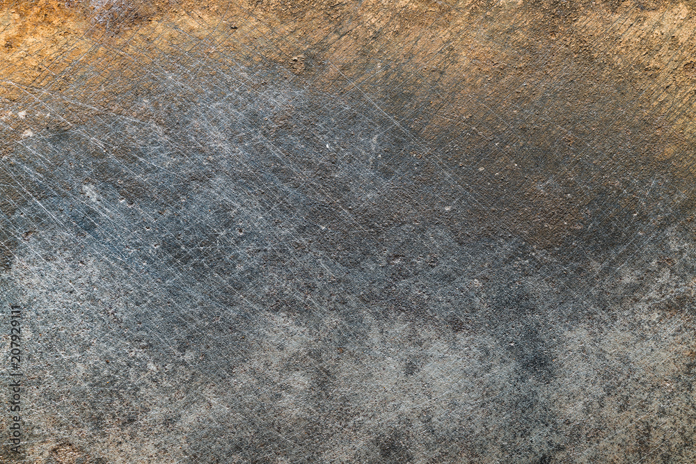 Textured metal surface with detailed traces of corrosion, rust and scratches Textured metal surface with detailed traces of corrosion, rust and scratches