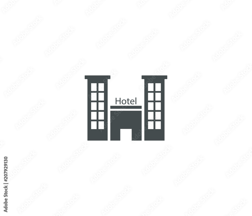 Resident hotel icon Resident hotel icon