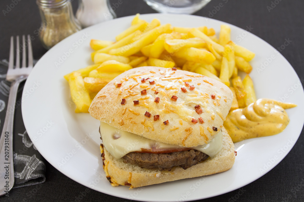 burger et frites