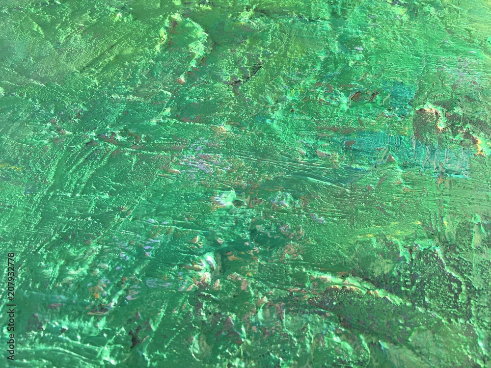 Organic matter background green painting texture. Organic matter background green painting texture.