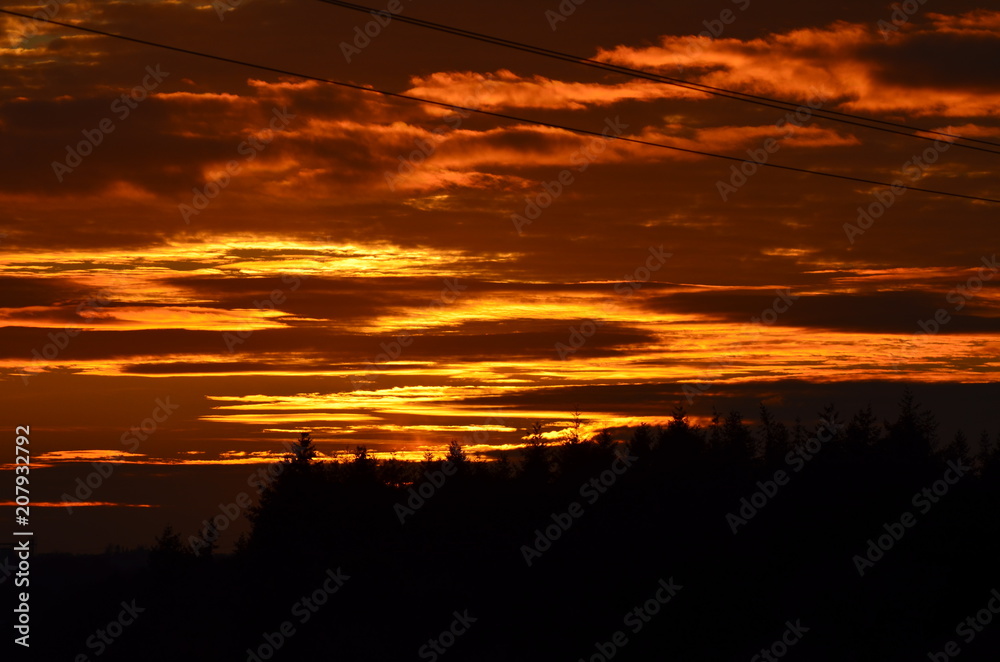 Fototapeta premium Ciel et nuance de couleurs 