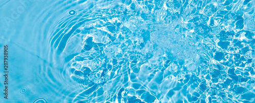 Fototapeta Naklejka Na Ścianę i Meble -  Water swimming pool pattern texture background