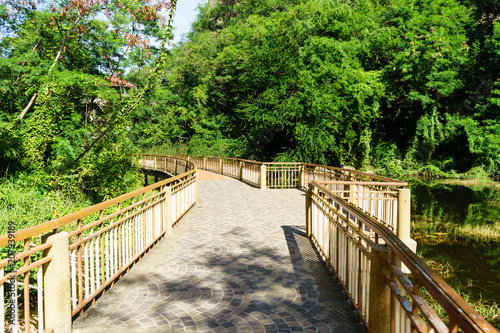 The khao ngoo rock park it is forest at beautiful of nature..