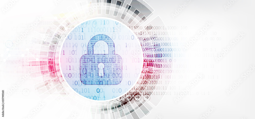 Obraz premium Protection concept. Protect mechanism, system privacy.