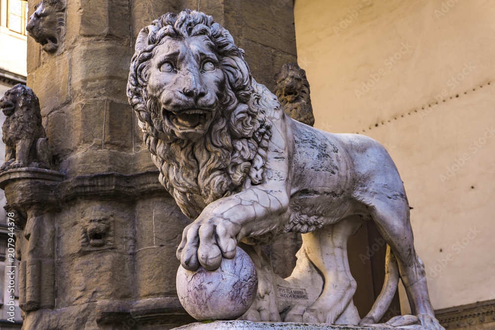 Medici lions from Florence, Italy Medici lions from Florence, Italy