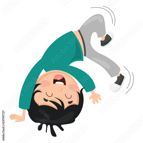 Vector Illustration Of Kids Playing