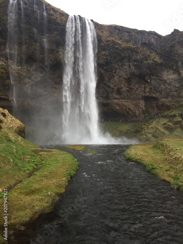 Waterfall in Iceland 