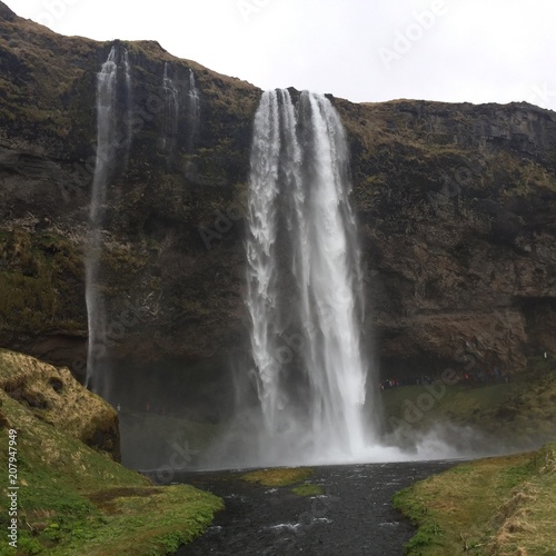 Waterfall in Iceland 