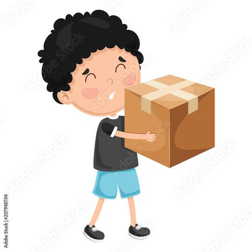Vector Illustration Of Kids Physical Activities