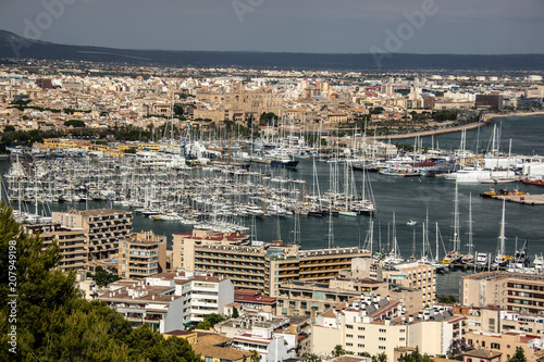 Blick auf Palme de Mallorca vom Castel de Bellver aus