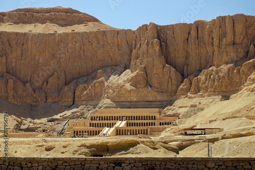 Temple of the woman of pharaoh Hatshepsut in Egypt