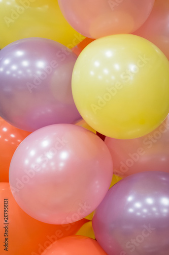 Bright colorful balloons © Brett