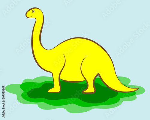 Cartoon Dinosaur Character