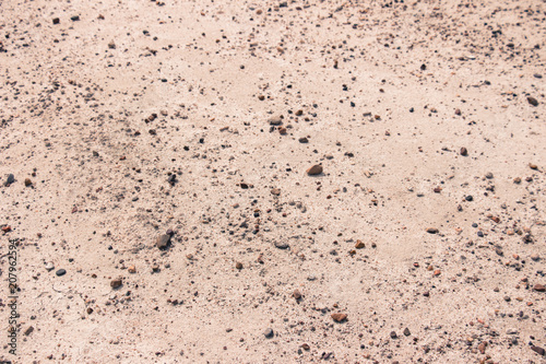 gravel on the sand floor background