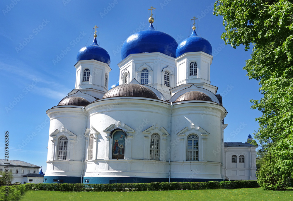 Cathedral of Bogolyubsk Icon of Our Lady of Holy. Bogolyubsky monastery , Vladimir region,  Russia