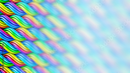 Wavy surface of bright mult...