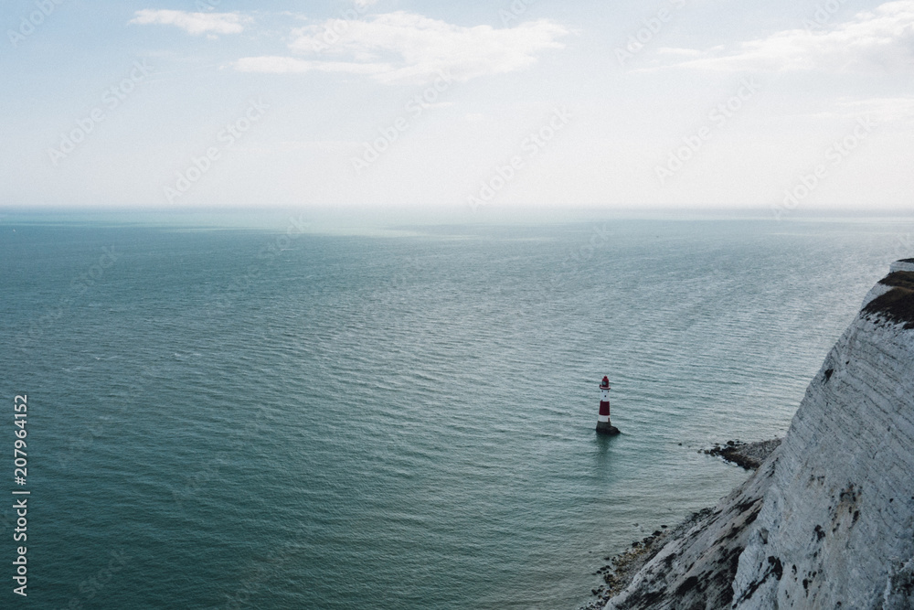 Lighthouse off beachy head Lighthouse off beachy head