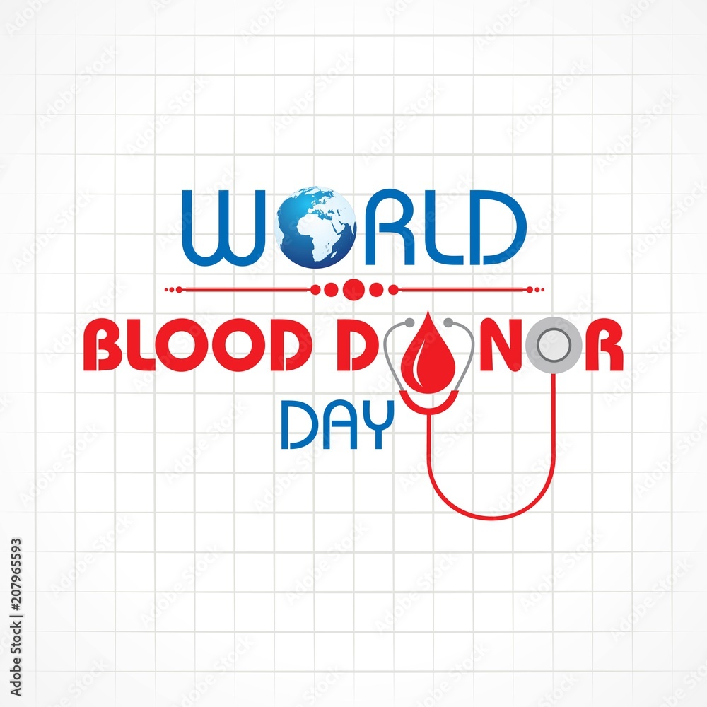 Creative World Blood Donor Day Greeting Creative World Blood Donor Day Greeting