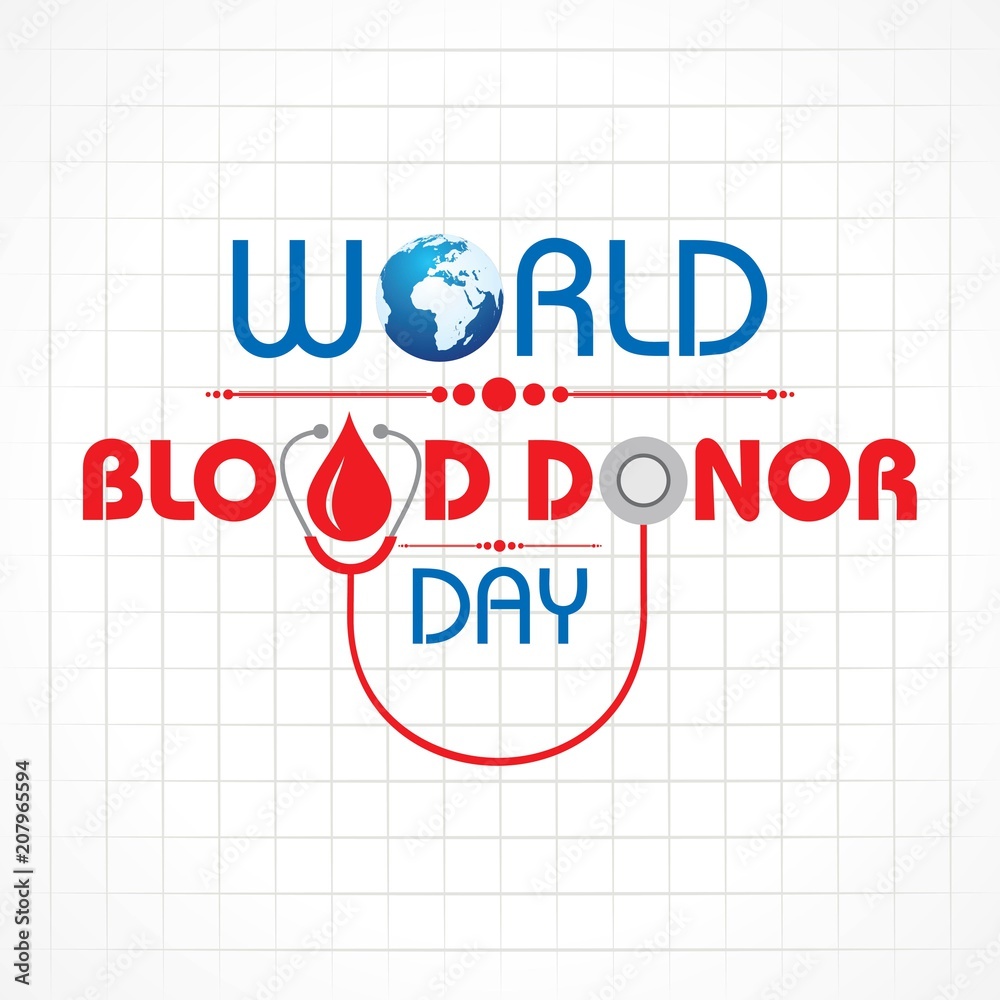 Creative World Blood Donor Day Greeting