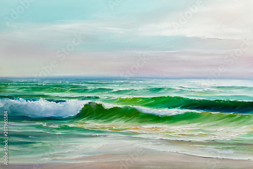 Fototapeta malowanie seascape