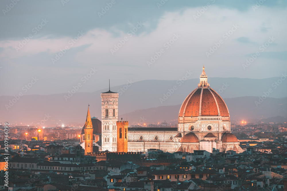 Florence skyline and Cathedral Santa Maria del Fiore, Italy