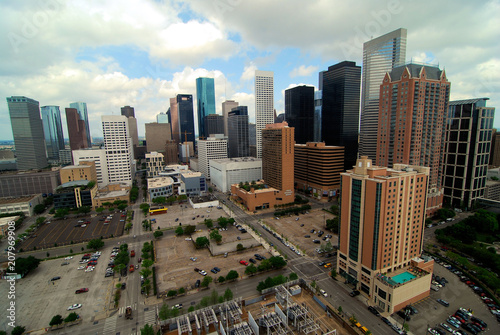 Views of the Houston, Texas skyline