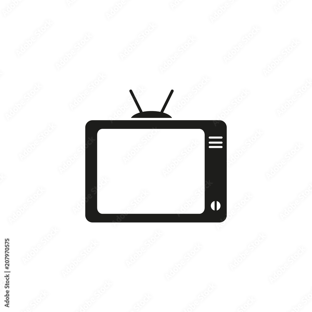 TV watch black icon TV watch black icon