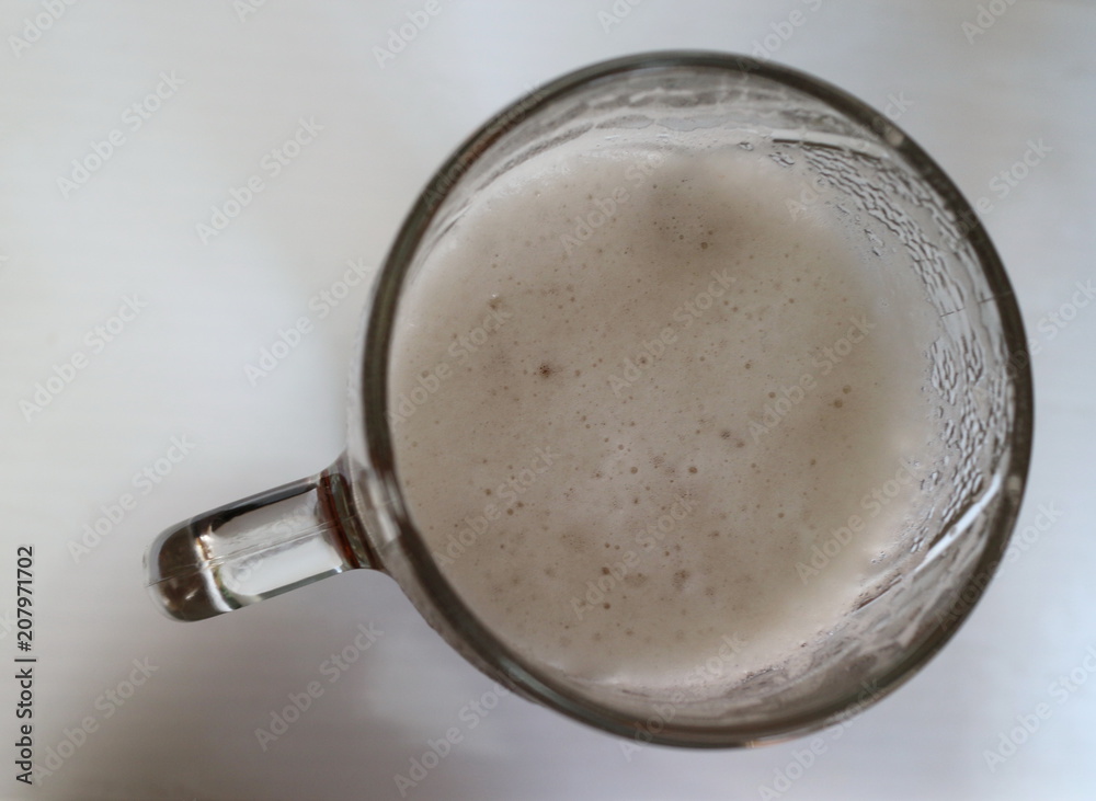beer froth in a glass beer froth in a glass