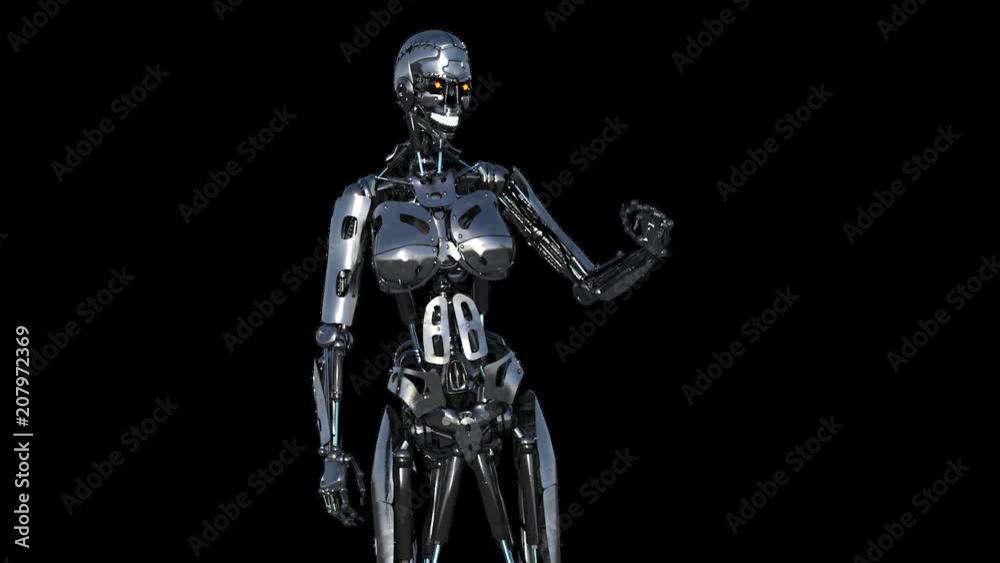 the robot examines its body, animation, transparent background the robot examines its body, animation, transparent background