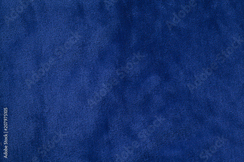 Photos Blue velvet fabric background texture